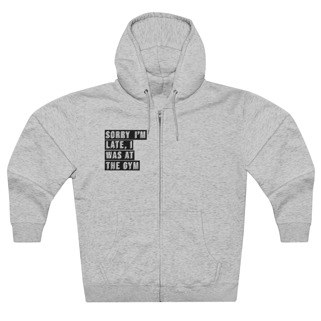 Premium Full Zip Hoodie - Gym Rat Essential Hoodie