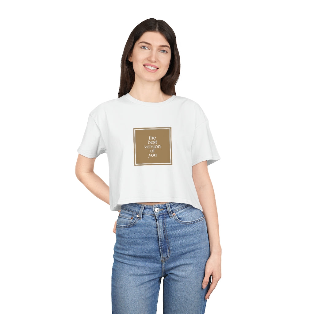 Women's Crop Tee - Best Version of You