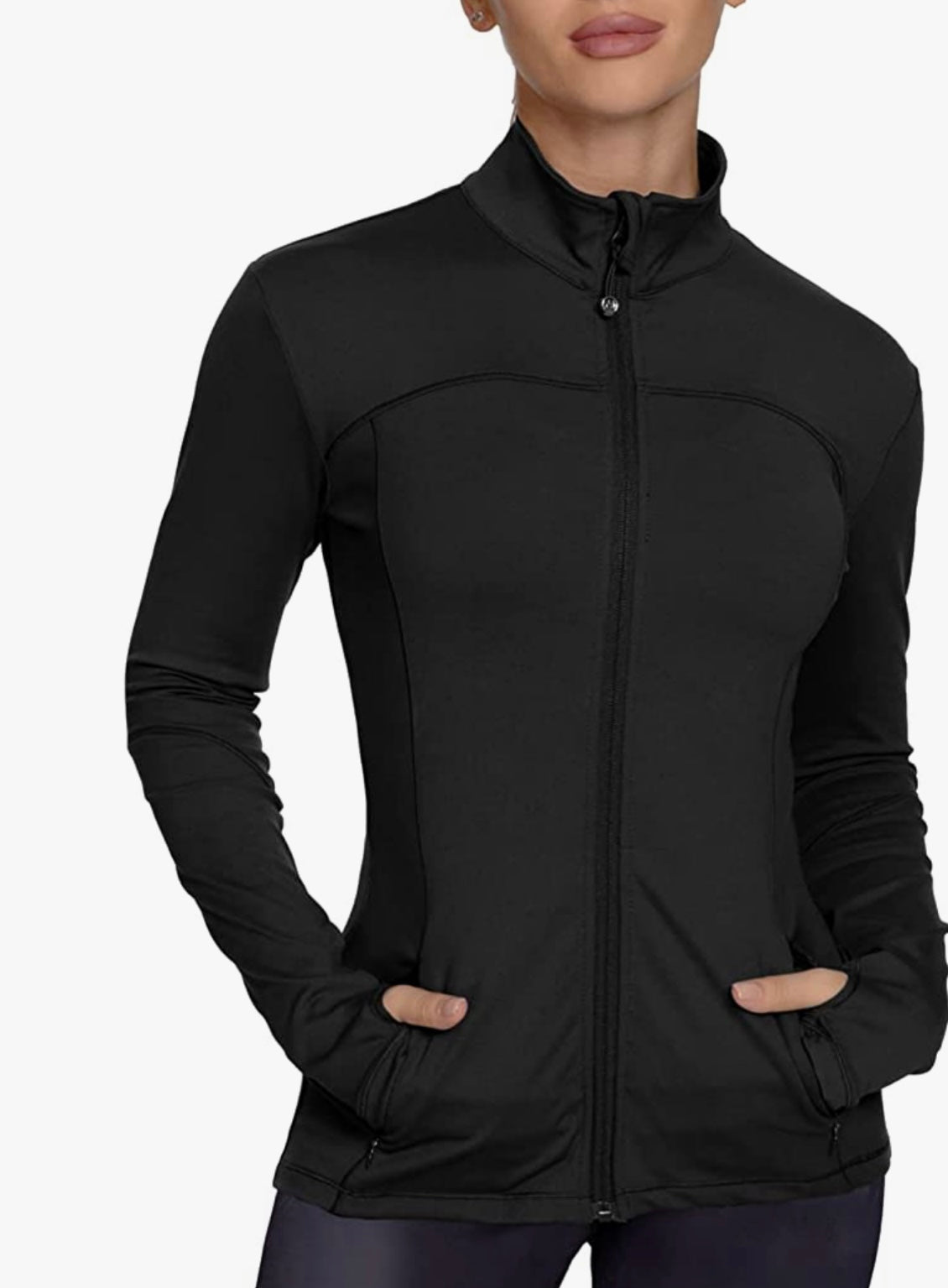 Slim Fit Curve Athletic Jacket - FLOW FITTED