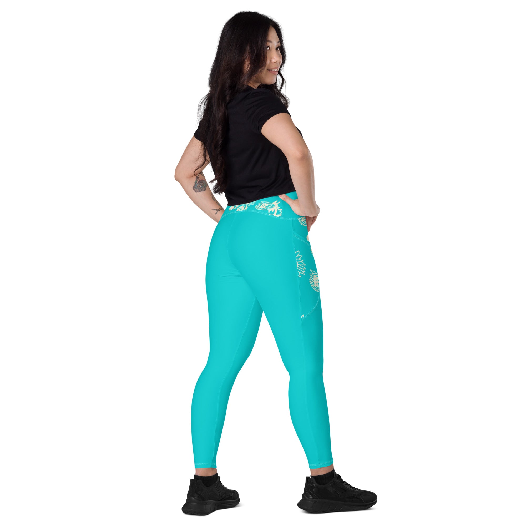 Leggings with pockets - Bloom