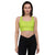 Kate's Matching Lime - Longline sports bra