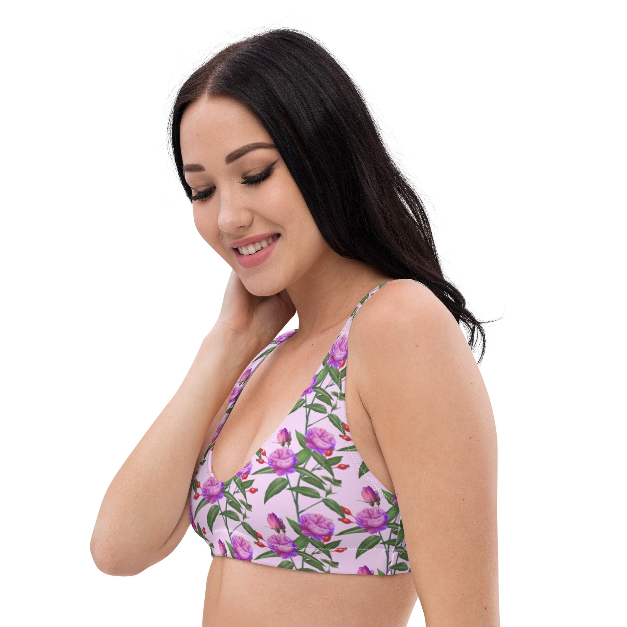 Recycled padded Low Support Waterproof Sports Bra - Renata - FLOW