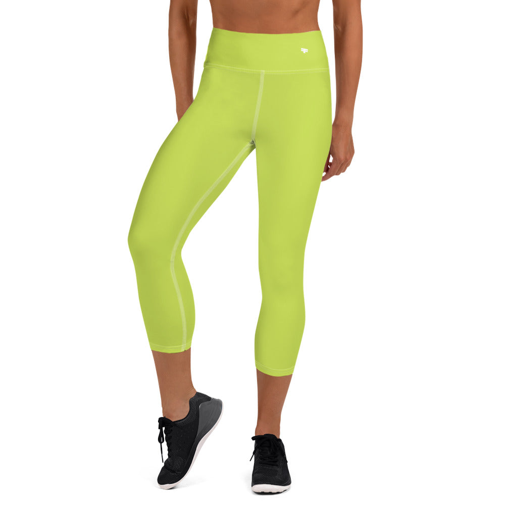 Kate's Lime - Yoga Capri Leggings